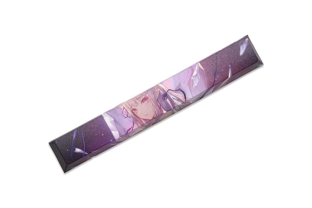 Allover dye subbed Keycap Novelty 6.25u spacebar pbt for keyboard Makise Kurisu Korosensei Emilia Kafuu Chino Tokisaki Kurumi Allover dye subbed Keycap Novelty 6.25u spacebar pbt for keyboard Makise Kurisu Korosensei Emilia Kafuu Chino Tokisaki Kurumi
