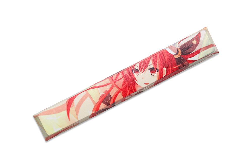 Allover dye subbed Keycap Novelty 6.25u spacebar pbt for keyboard Makise Kurisu Korosensei Emilia Kafuu Chino Tokisaki Kurumi Allover dye subbed Keycap Novelty 6.25u spacebar pbt for keyboard Makise Kurisu Korosensei Emilia Kafuu Chino Tokisaki Kurumi