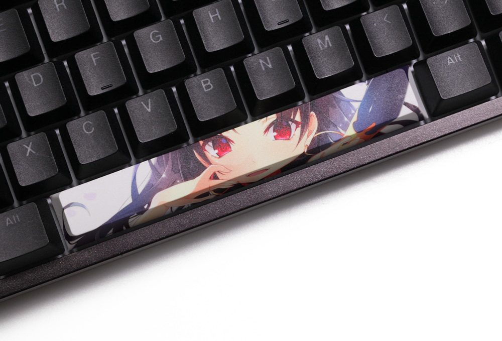 Allover dye subbed Keycap Novelty 6.25u spacebar pbt for keyboard KannaKamui Rem Tachibana Kanade Yuuki Asuna Tohsaka Rin Allover dye subbed Keycap Novelty 6.25u spacebar pbt for keyboard KannaKamui Rem Tachibana Kanade Yuuki Asuna Tohsaka Rin