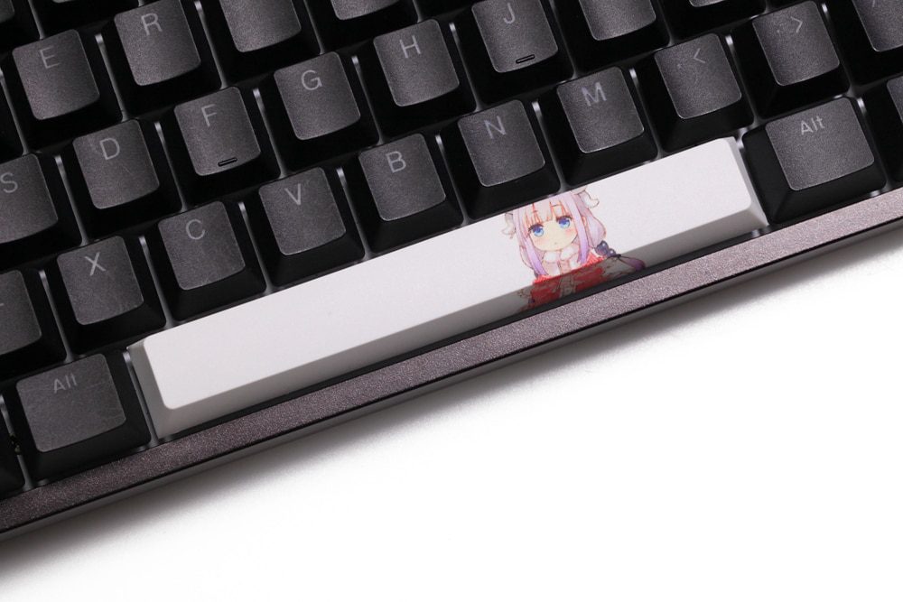 Allover dye subbed Keycap Novelty 6.25u spacebar pbt for keyboard KannaKamui Rem Tachibana Kanade Yuuki Asuna Tohsaka Rin Allover dye subbed Keycap Novelty 6.25u spacebar pbt for keyboard KannaKamui Rem Tachibana Kanade Yuuki Asuna Tohsaka Rin