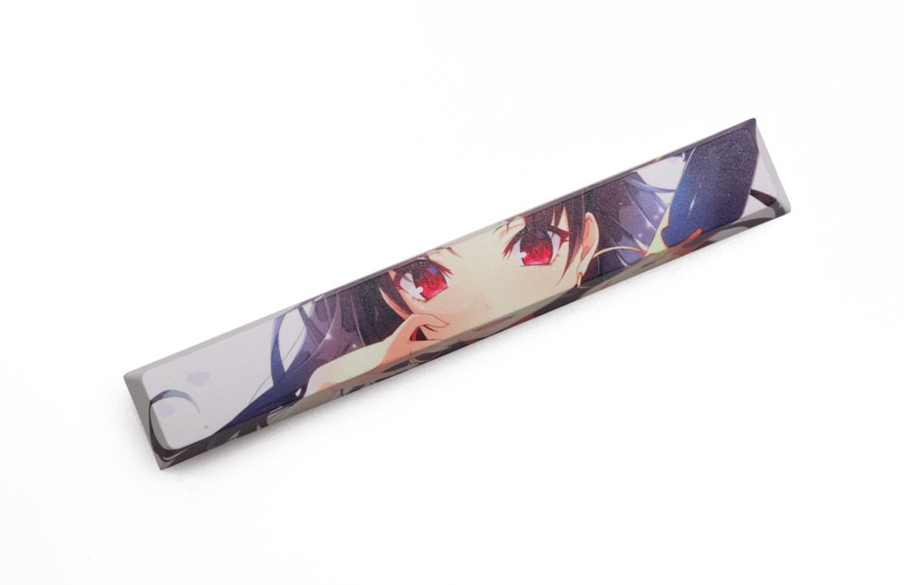 Allover dye subbed Keycap Novelty 6.25u spacebar pbt for keyboard KannaKamui Rem Tachibana Kanade Yuuki Asuna Tohsaka Rin Allover dye subbed Keycap Novelty 6.25u spacebar pbt for keyboard KannaKamui Rem Tachibana Kanade Yuuki Asuna Tohsaka Rin