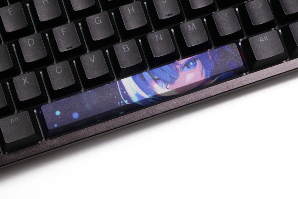 Allover dye subbed Keycap Novelty 6.25u spacebar pbt for keyboard KannaKamui Rem Tachibana Kanade Yuuki Asuna Tohsaka Rin Allover dye subbed Keycap Novelty 6.25u spacebar pbt for keyboard KannaKamui Rem Tachibana Kanade Yuuki Asuna Tohsaka Rin