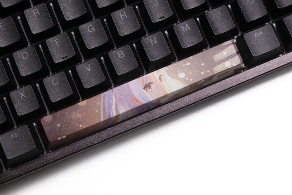 Allover dye subbed Keycap Novelty 6.25u spacebar pbt for keyboard KannaKamui Rem Tachibana Kanade Yuuki Asuna Tohsaka Rin Allover dye subbed Keycap Novelty 6.25u spacebar pbt for keyboard KannaKamui Rem Tachibana Kanade Yuuki Asuna Tohsaka Rin