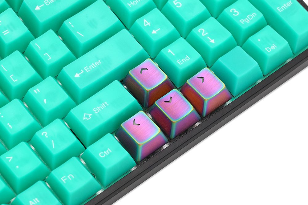 Teamwolf stainless steel MX Metal Keycap for keyboard gaming key Arrow Key R4 light through back lit Black Blue Gold gradient Teamwolf stainless steel MX Metal Keycap for keyboard gaming key Arrow Key R4 light through back lit Black Blue Gold gradient