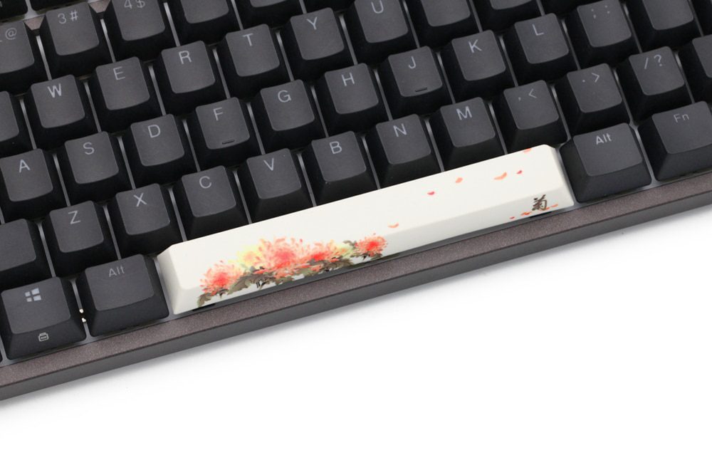 mstone Novelty allover dye sub Keycap spacebar mechanical keyboard 6.25u Plum Orchid Bamboo Bird cherry profile chrysanthemum mstone Novelty allover dye sub Keycap spacebar mechanical keyboard 6.25u Plum Orchid Bamboo Bird cherry profile chrysanthemum