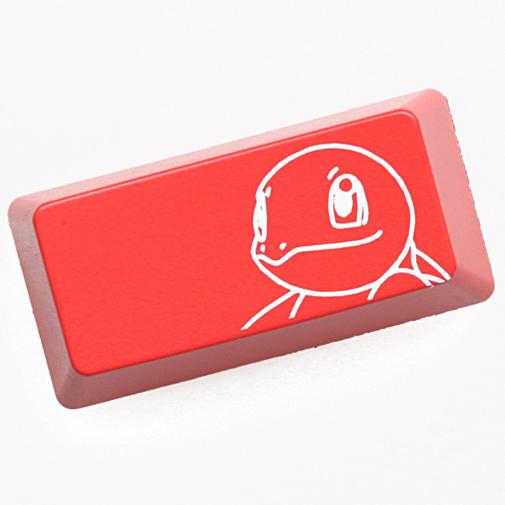 Novelty Shine Through Keycap ABS Etched Shine-Through aoligei awesome come on Chinese black red enter backspace for keyboard