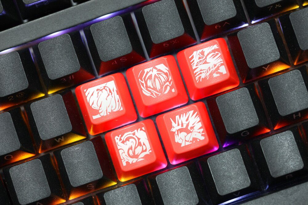 Novelty Shine Through Keycaps ABS Etched, Shine-Through lol black red r2 hero skill Zyra Twitch Kalista Kog Maw Novelty Shine Through Keycaps ABS Etched, Shine-Through lol black red r2 hero skill Zyra Twitch Kalista Kog Maw