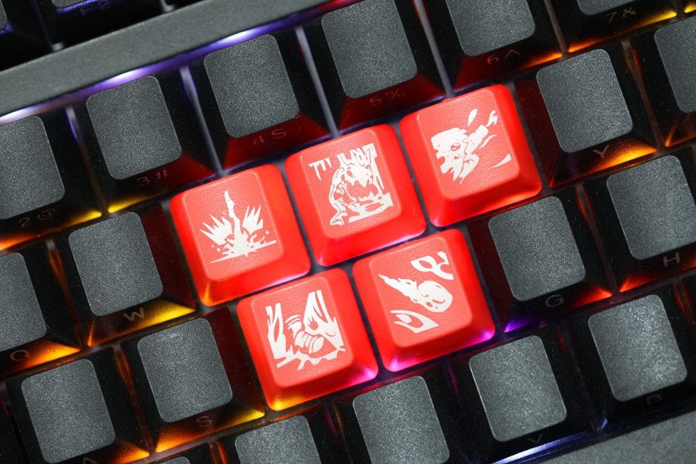 Novelty Shine Through Keycaps ABS Etched, Shine-Through lol black red r2 hero skill Zyra Twitch Kalista Kog Maw Novelty Shine Through Keycaps ABS Etched, Shine-Through lol black red r2 hero skill Zyra Twitch Kalista Kog Maw