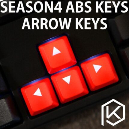 Novelty Shine Through Keycaps ABS Etched, light,Shine-Through arrowkey black red custom mechanical keyboards light oem profile