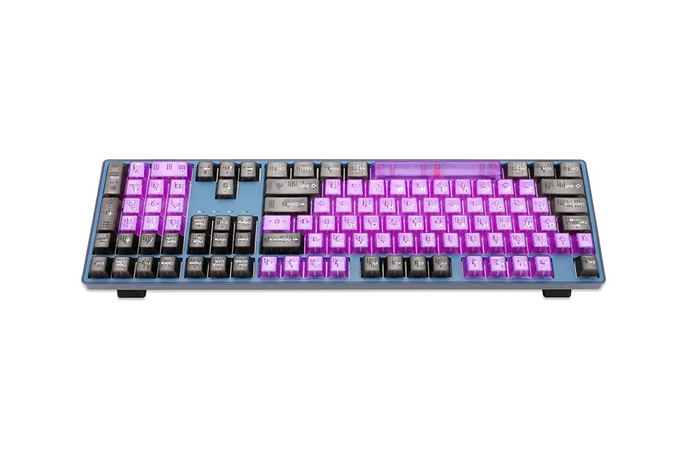 Taihao Purple Boom Translucent Cubic ABS Type Doubleshot Keycap for mechanical keyboard color of Purple Red Colorway All in One Taihao Purple Boom Translucent Cubic ABS Type Doubleshot Keycap for mechanical keyboard color of Purple Red Colorway All in One