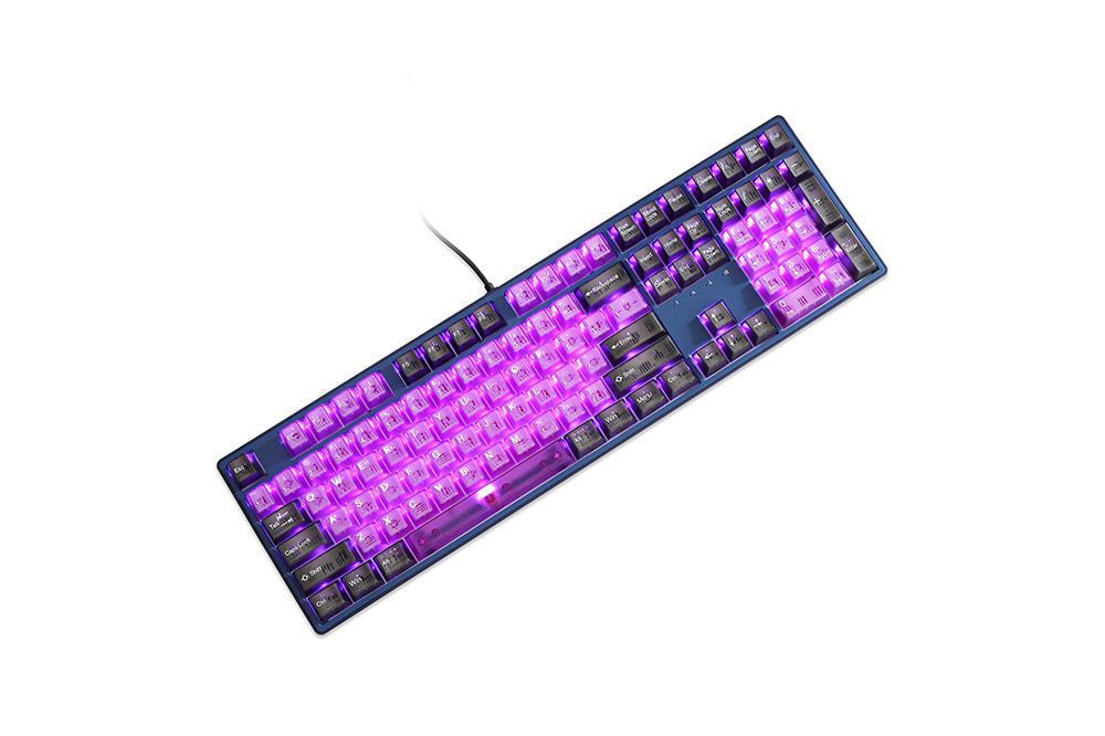 Taihao Purple Boom Translucent Cubic ABS Type Doubleshot Keycap for mechanical keyboard color of Purple Red Colorway All in One Taihao Purple Boom Translucent Cubic ABS Type Doubleshot Keycap for mechanical keyboard color of Purple Red Colorway All in One