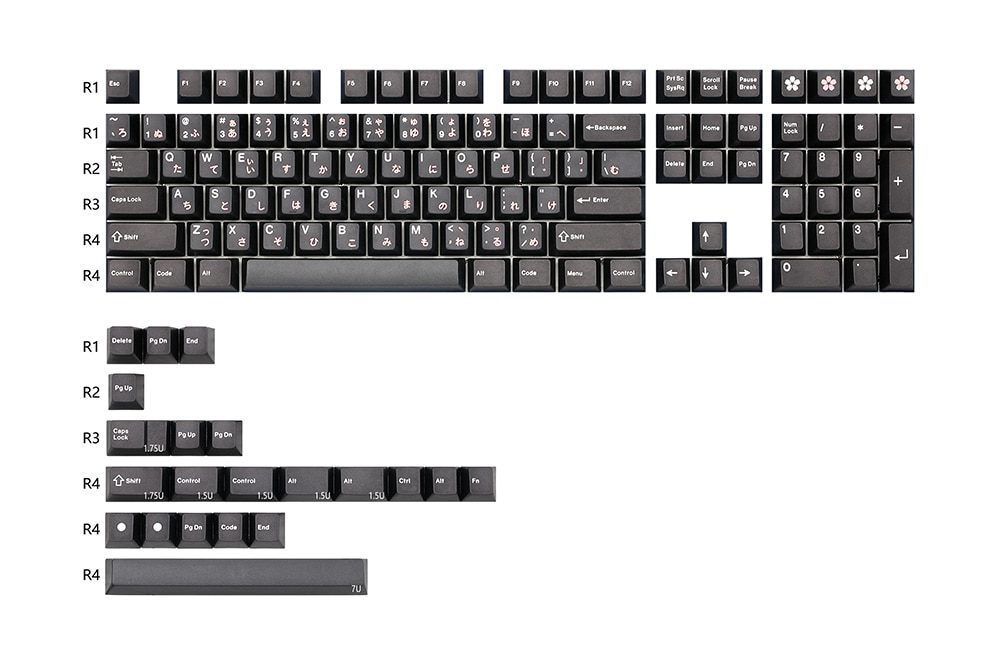 Cherry Profile Keycap Set thick PBT WOB Black Pink Dip Dye Laser Etched legends for gh60 xd60 bm65 bm68 bm60 xd68 Feker 75 Cherry Profile Keycap Set thick PBT WOB Black Pink Dip Dye Laser Etched legends for gh60 xd60 bm65 bm68 bm60 xd68 Feker 75