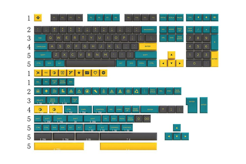WM OSA Profile Marrs Green PBT doubleshot keycap for mx stem keyboard all in One 60 87 104 tkl ansi bm60 bm65 bm68 xd64 xd68 WM OSA Profile Marrs Green PBT doubleshot keycap for mx stem keyboard all in One 60 87 104 tkl ansi bm60 bm65 bm68 xd64 xd68