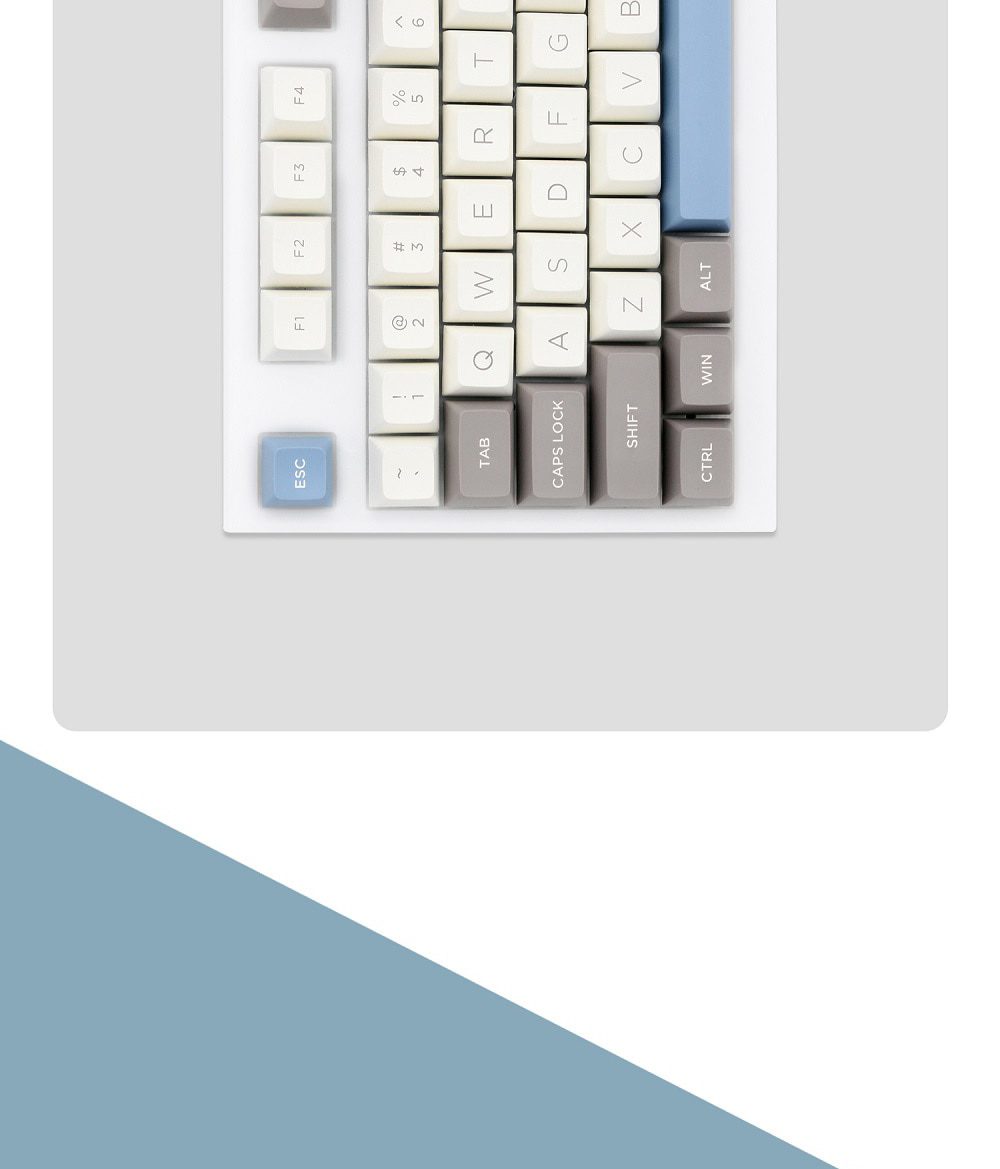 WM OSA Profile Elegant Grey PBT doubleshot keycap for mx stem keyboard all in One 60 87 104 tkl ansi bm60 bm65 bm68 xd64 xd68 WM OSA Profile Elegant Grey PBT doubleshot keycap for mx stem keyboard all in One 60 87 104 tkl ansi bm60 bm65 bm68 xd64 xd68