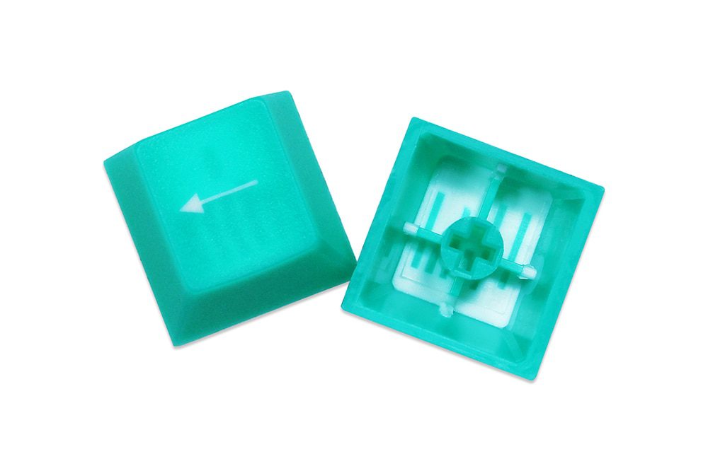 Taihao Haunted Jelly Jade ABS Doubleshot Keycap Translucent Cubic for mechanical keyboard color of Green Colorway Taihao Haunted Jelly Jade ABS Doubleshot Keycap Translucent Cubic for mechanical keyboard color of Green Colorway