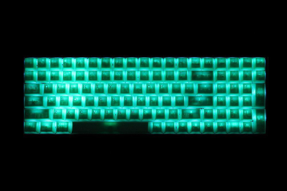 Taihao Haunted Jelly Jade ABS Doubleshot Keycap Translucent Cubic for mechanical keyboard color of Green Colorway Taihao Haunted Jelly Jade ABS Doubleshot Keycap Translucent Cubic for mechanical keyboard color of Green Colorway