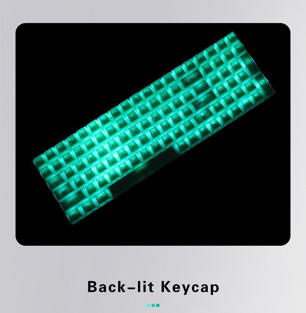 Taihao Haunted Jelly Jade ABS Doubleshot Keycap Translucent Cubic for mechanical keyboard color of Green Colorway Taihao Haunted Jelly Jade ABS Doubleshot Keycap Translucent Cubic for mechanical keyboard color of Green Colorway