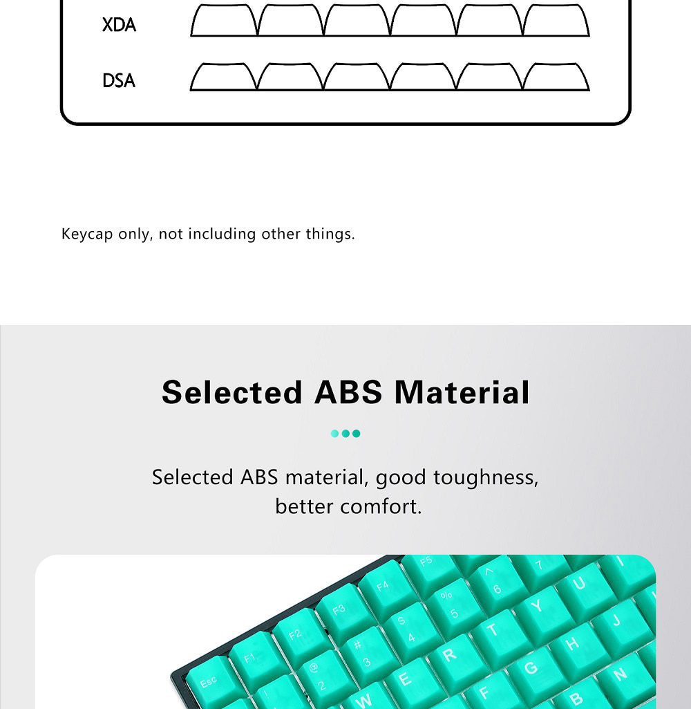 Taihao Haunted Jelly Jade ABS Doubleshot Keycap Translucent Cubic for mechanical keyboard color of Green Colorway Taihao Haunted Jelly Jade ABS Doubleshot Keycap Translucent Cubic for mechanical keyboard color of Green Colorway