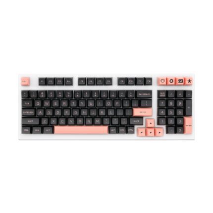 WM OSA Profile Black Pink PBT doubleshot keycap for mx stem keyboard all in One 60 87 104 tkl ansi bm60 bm65 bm68 xd64 xd68