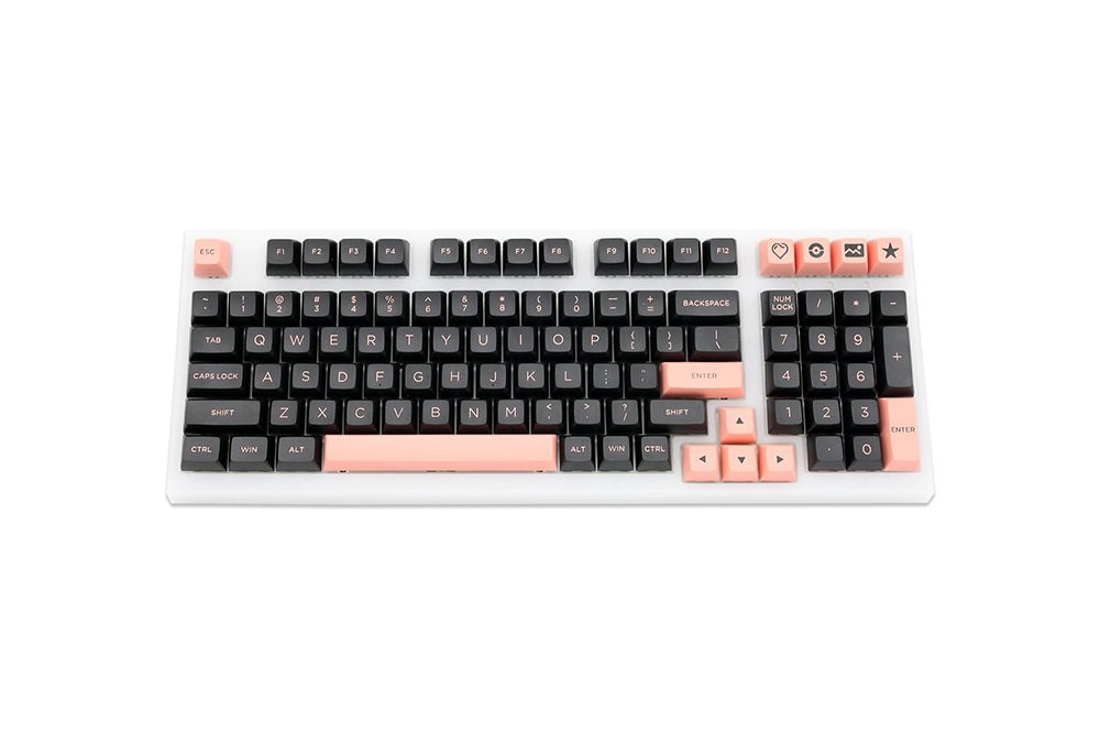 WM OSA Profile Black Pink PBT doubleshot keycap for mx stem keyboard all in One 60 87 104 tkl ansi bm60 bm65 bm68 xd64 xd68 WM OSA Profile Black Pink PBT doubleshot keycap for mx stem keyboard all in One 60 87 104 tkl ansi bm60 bm65 bm68 xd64 xd68