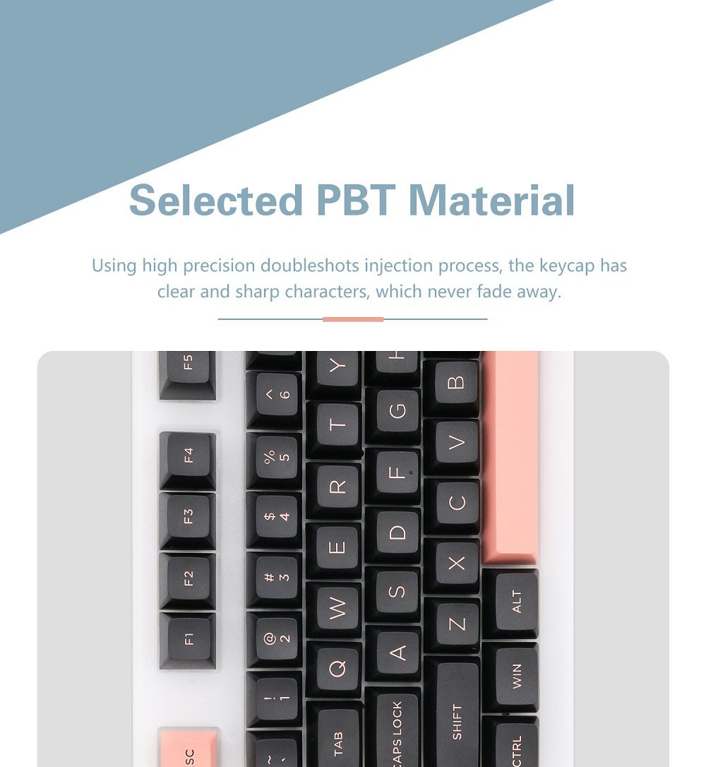 WM OSA Profile Black Pink PBT doubleshot keycap for mx stem keyboard all in One 60 87 104 tkl ansi bm60 bm65 bm68 xd64 xd68 WM OSA Profile Black Pink PBT doubleshot keycap for mx stem keyboard all in One 60 87 104 tkl ansi bm60 bm65 bm68 xd64 xd68