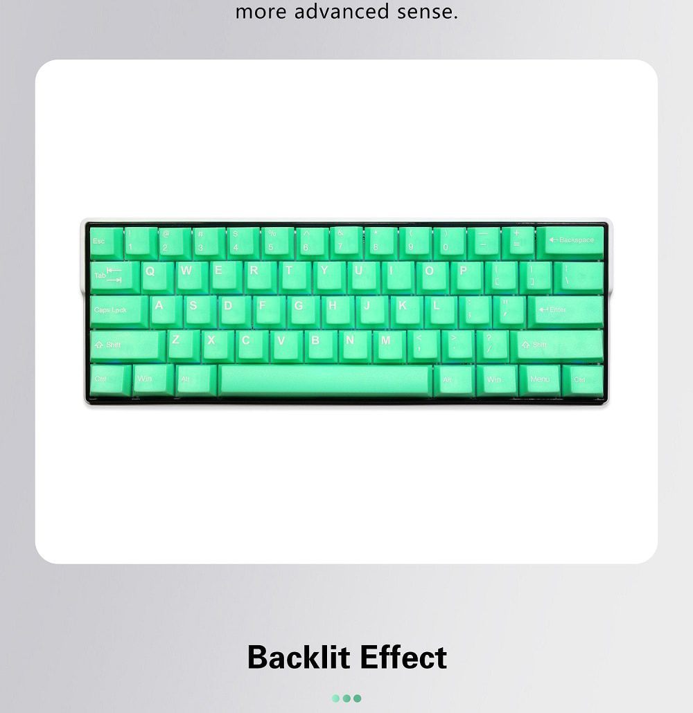 Taihao Haunted Slime Sprout ABS Doubleshot Keycap Translucent Cubic for mechanical keyboard color of Green Colorway Taihao Haunted Slime Sprout ABS Doubleshot Keycap Translucent Cubic for mechanical keyboard color of Green Colorway