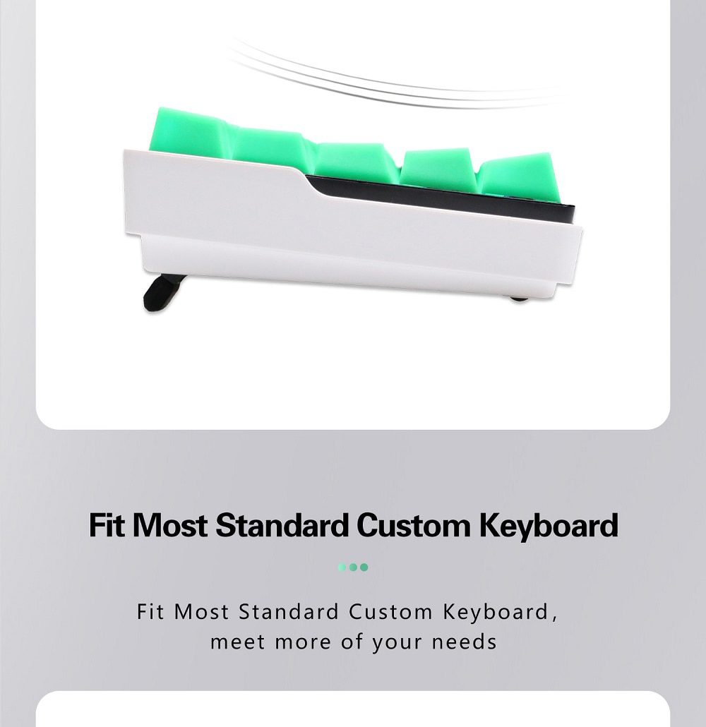 Taihao Haunted Slime Sprout ABS Doubleshot Keycap Translucent Cubic for mechanical keyboard color of Green Colorway Taihao Haunted Slime Sprout ABS Doubleshot Keycap Translucent Cubic for mechanical keyboard color of Green Colorway