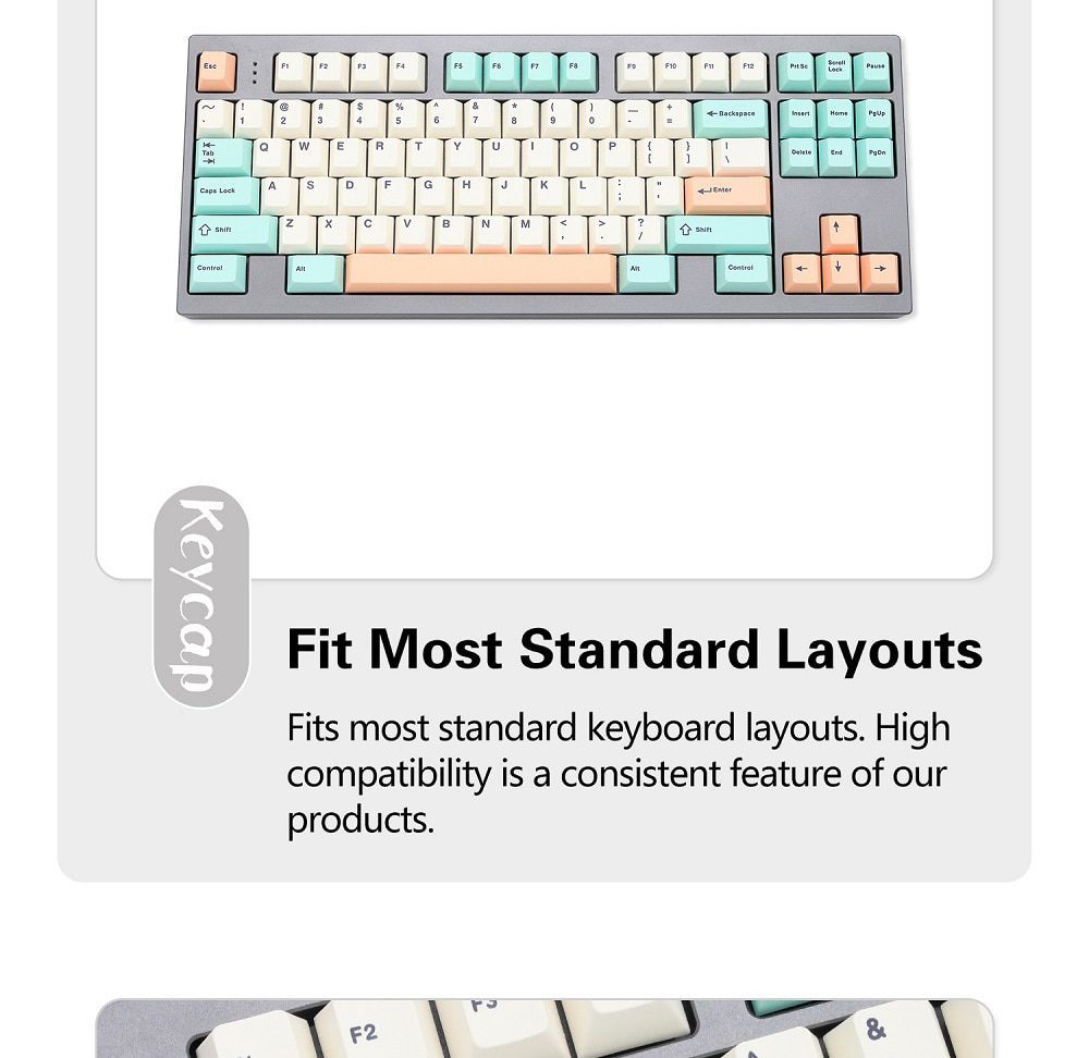 WM Elegant Beige Green Dye Sub Keycap Thick PBT Cherry Profile for keyboard 87 tkl 104 ansi xd64 bm60 xd68 bm65 bm68 WM Elegant Beige Green Dye Sub Keycap Thick PBT Cherry Profile for keyboard 87 tkl 104 ansi xd64 bm60 xd68 bm65 bm68