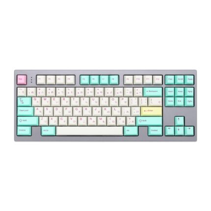 OG KEY Aerospace Cadet Dye Sub Keycap Set thick PBT for keyboard gh60 87 tkl 104 xd64 bm60 xd68 bm65 bm68 Beige Analog Dream