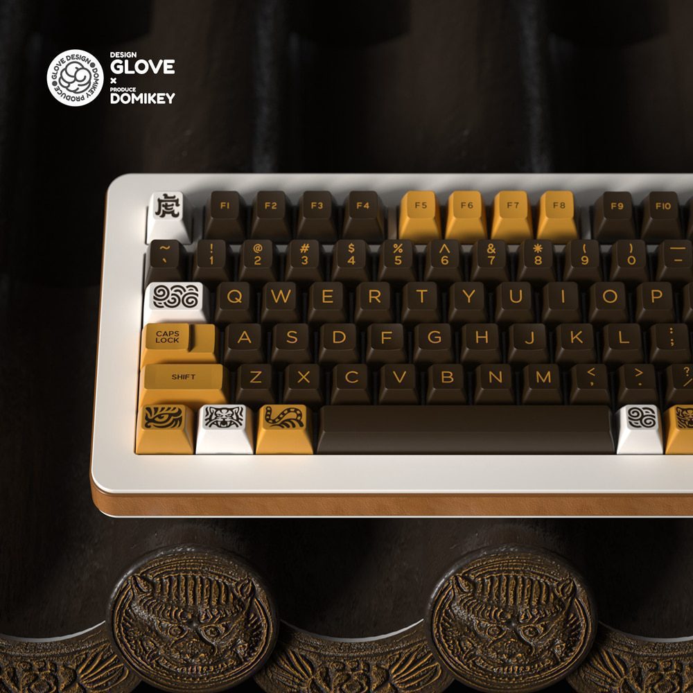 Glove X Domikey SA Tiger abs doubleshot keycap for mx stem keyboard poker 87 104 gh60 xd64 xd68 xd87 bm60 bm65 bm80 Glove X Domikey SA Tiger abs doubleshot keycap for mx stem keyboard poker 87 104 gh60 xd64 xd68 xd87 bm60 bm65 bm80