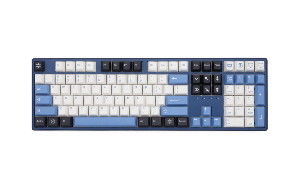 OMO Pole Circle Cherry profile Dye Sub Keycap for mechanical keyboard 60 87 104 tkl ansi xd64 bm60 bm68 bm80 xd87 xd96