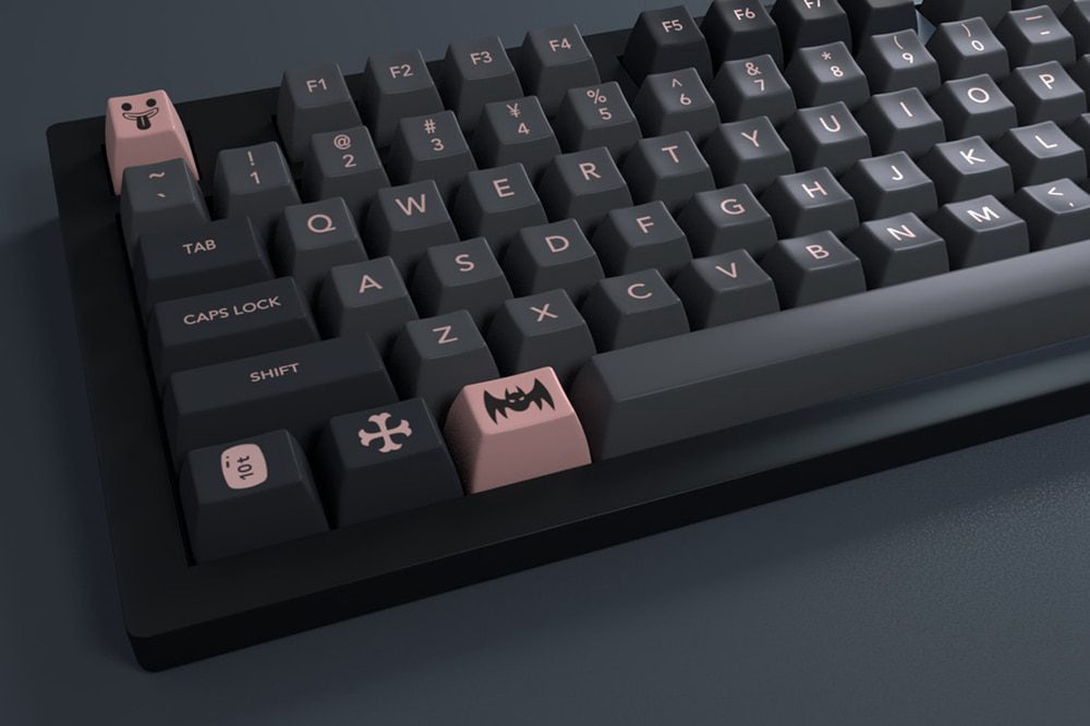 Domikey SA abs doubleshot keycap set VILLANELLA Black Pink SA for mx stem keyboard poker 87 104 gh60 xd64 xd68 xd84 xd96 xd87 Domikey SA abs doubleshot keycap set VILLANELLA Black Pink SA for mx stem keyboard poker 87 104 gh60 xd64 xd68 xd84 xd96 xd87