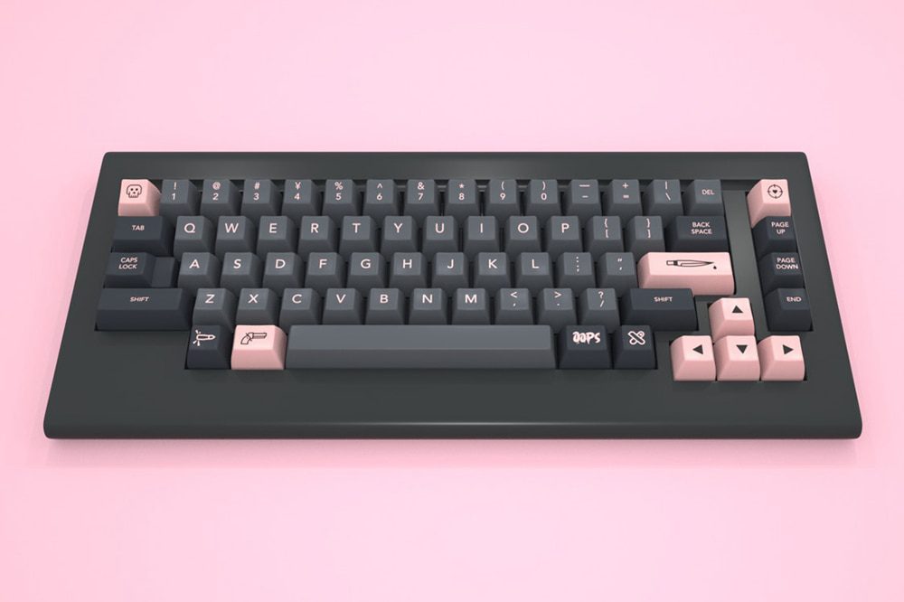 Domikey SA abs doubleshot keycap set VILLANELLA Black Pink SA for mx stem keyboard poker 87 104 gh60 xd64 xd68 xd84 xd96 xd87 Domikey SA abs doubleshot keycap set VILLANELLA Black Pink SA for mx stem keyboard poker 87 104 gh60 xd64 xd68 xd84 xd96 xd87