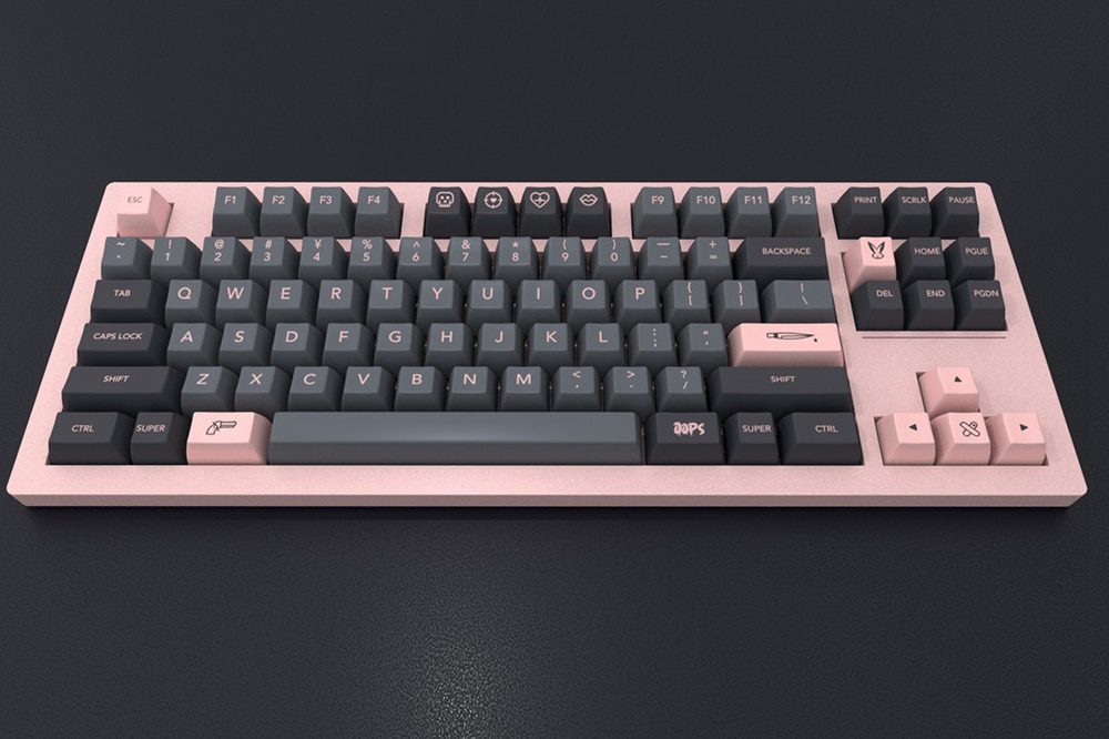 Domikey SA abs doubleshot keycap set VILLANELLA Black Pink SA for mx stem keyboard poker 87 104 gh60 xd64 xd68 xd84 xd96 xd87 Domikey SA abs doubleshot keycap set VILLANELLA Black Pink SA for mx stem keyboard poker 87 104 gh60 xd64 xd68 xd84 xd96 xd87