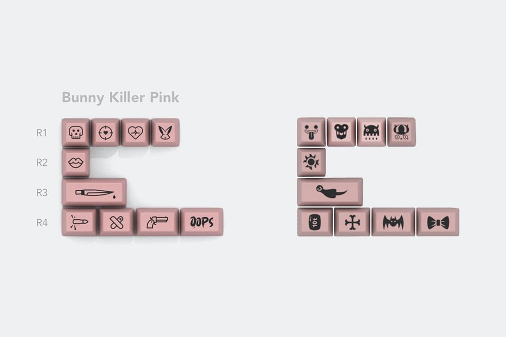 Domikey SA abs doubleshot keycap set VILLANELLA Black Pink SA for mx stem keyboard poker 87 104 gh60 xd64 xd68 xd84 xd96 xd87 Domikey SA abs doubleshot keycap set VILLANELLA Black Pink SA for mx stem keyboard poker 87 104 gh60 xd64 xd68 xd84 xd96 xd87