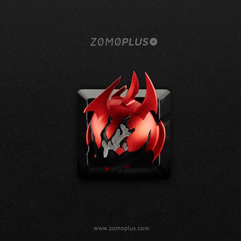 zomo dota dota2 Heart of Tarrasque Artisan Keycap CNC anodized aluminum Compatible Cherry MX switches