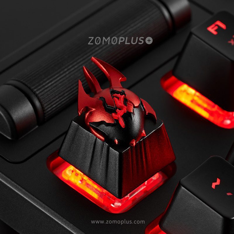 zomo dota dota2 Heart of Tarrasque Artisan Keycap CNC anodized aluminum Compatible Cherry MX switches