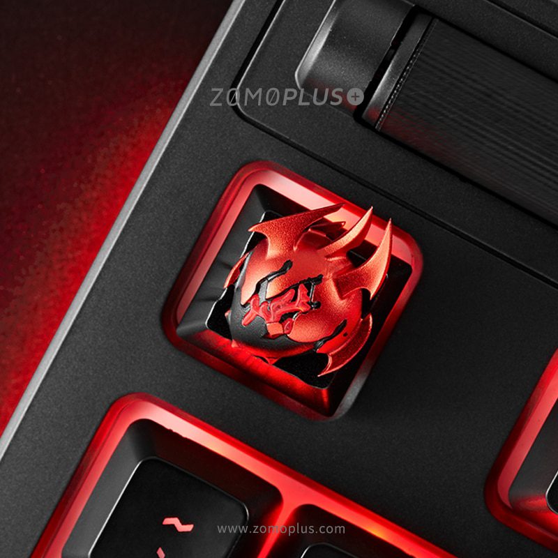 zomo dota dota2 Heart of Tarrasque Artisan Keycap CNC anodized aluminum Compatible Cherry MX switches