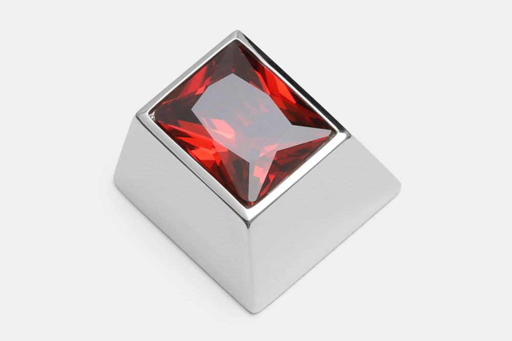 Sadan Silver Gem Backlit Silver Artisan keycaps for mx stem mechanical keyboards yellow pink blue red green purple black Sadan Silver Gem Backlit Silver Artisan keycaps for mx stem mechanical keyboards yellow pink blue red green purple black