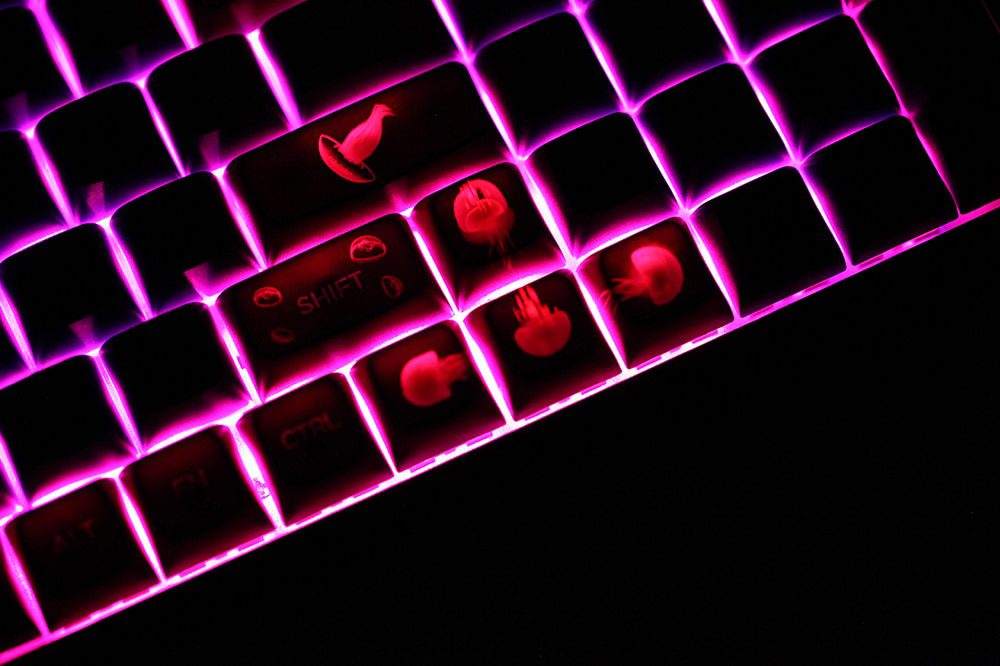 XDA V2 Ocean Jellyfish Dye Sub Keycap Set thick PBT for keyboard gh60 poker 87 tkl 104 ansi xd64 bm60 xd68 xd84 xd96 Blue Black XDA V2 Ocean Jellyfish Dye Sub Keycap Set thick PBT for keyboard gh60 poker 87 tkl 104 ansi xd64 bm60 xd68 xd84 xd96 Blue Black