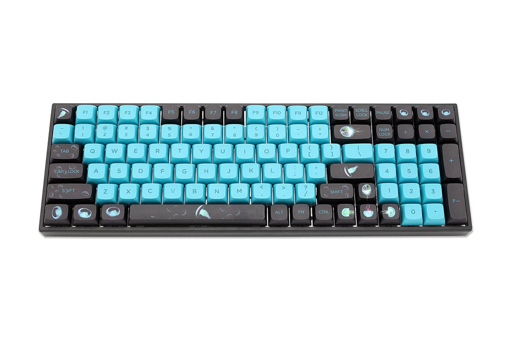 XDA V2 Ocean Jellyfish Dye Sub Keycap Set thick PBT for keyboard gh60 poker 87 tkl 104 ansi xd64 bm60 xd68 xd84 xd96 Blue Black XDA V2 Ocean Jellyfish Dye Sub Keycap Set thick PBT for keyboard gh60 poker 87 tkl 104 ansi xd64 bm60 xd68 xd84 xd96 Blue Black