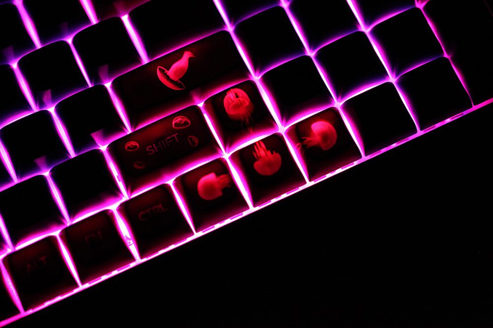 XDA V2 Ocean Jellyfish Dye Sub Keycap Set thick PBT for keyboard gh60 poker 87 tkl 104 ansi xd64 bm60 xd68 xd84 xd96 Blue Black XDA V2 Ocean Jellyfish Dye Sub Keycap Set thick PBT for keyboard gh60 poker 87 tkl 104 ansi xd64 bm60 xd68 xd84 xd96 Blue Black