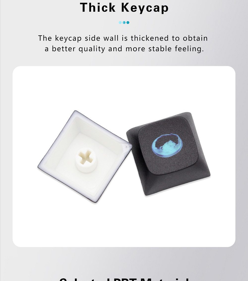 XDA V2 Ocean Jellyfish Dye Sub Keycap Set thick PBT for keyboard gh60 poker 87 tkl 104 ansi xd64 bm60 xd68 xd84 xd96 Blue Black XDA V2 Ocean Jellyfish Dye Sub Keycap Set thick PBT for keyboard gh60 poker 87 tkl 104 ansi xd64 bm60 xd68 xd84 xd96 Blue Black