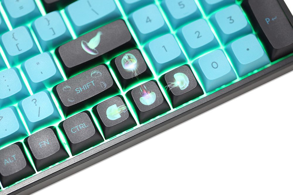 XDA V2 Ocean Jellyfish Dye Sub Keycap Set thick PBT for keyboard gh60 poker 87 tkl 104 ansi xd64 bm60 xd68 xd84 xd96 Blue Black XDA V2 Ocean Jellyfish Dye Sub Keycap Set thick PBT for keyboard gh60 poker 87 tkl 104 ansi xd64 bm60 xd68 xd84 xd96 Blue Black