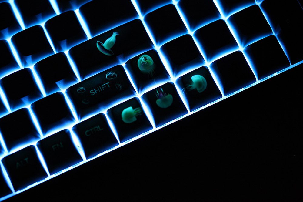 XDA V2 Ocean Jellyfish Dye Sub Keycap Set thick PBT for keyboard gh60 poker 87 tkl 104 ansi xd64 bm60 xd68 xd84 xd96 Blue Black XDA V2 Ocean Jellyfish Dye Sub Keycap Set thick PBT for keyboard gh60 poker 87 tkl 104 ansi xd64 bm60 xd68 xd84 xd96 Blue Black