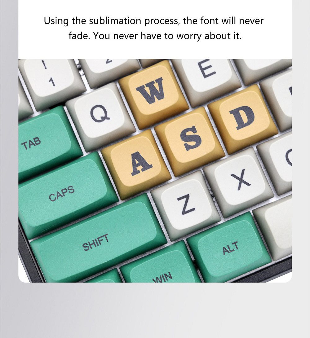 XDA V2 Dare to Die Corps Dye Sub Keycap Set thick PBT for keyboard gh60 poker 87 tkl 104 ansi xd64 bm60 xd68 bm65 bm68 Green XDA V2 Dare to Die Corps Dye Sub Keycap Set thick PBT for keyboard gh60 poker 87 tkl 104 ansi xd64 bm60 xd68 bm65 bm68 Green