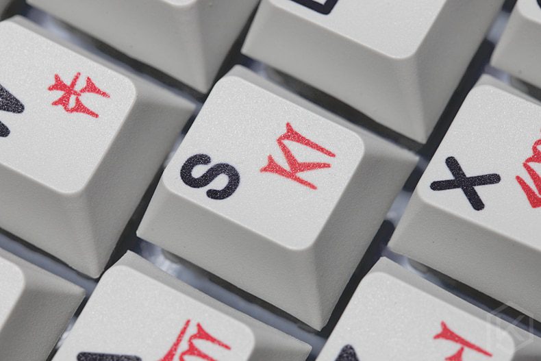 kprepublic 139 Ancient Babylon cuneiform font language Cherry profile Dye Sub Keycap PBT for gh60 xd60 xd84 cospad tada68 87 104