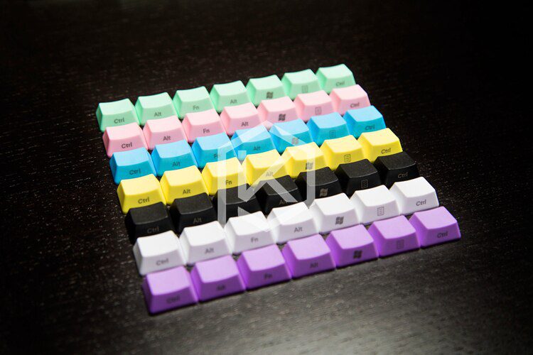 PBT modifier Keycaps 14 Keys in OEM Profile With Cherry MX Stems front printed top printed legend red black blue purple pink PBT modifier Keycaps 14 Keys in OEM Profile With Cherry MX Stems front printed top printed legend red black blue purple pink