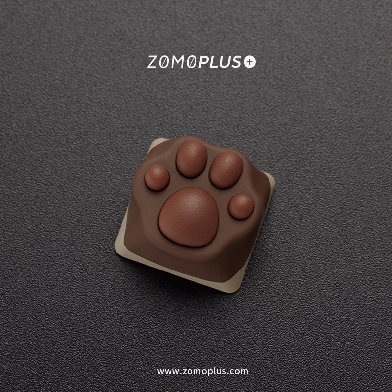 ZOMO PLUS Kawaii Cat Paw Keycap Multi-Color ABS & Silicon Artisan Keycap for Mechanical Keyboard Cow Cat Siamese Cat American ZOMO PLUS Kawaii Cat Paw Keycap Multi-Color ABS & Silicon Artisan Keycap for Mechanical Keyboard Cow Cat Siamese Cat American