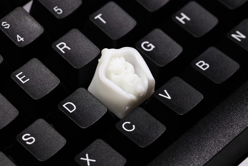 Novelty Shine Through Keycaps 3d printed print printing pla Death mage custom mechanical keyboards Cherry MX compatible Novelty Shine Through Keycaps 3d printed print printing pla Death mage custom mechanical keyboards Cherry MX compatible